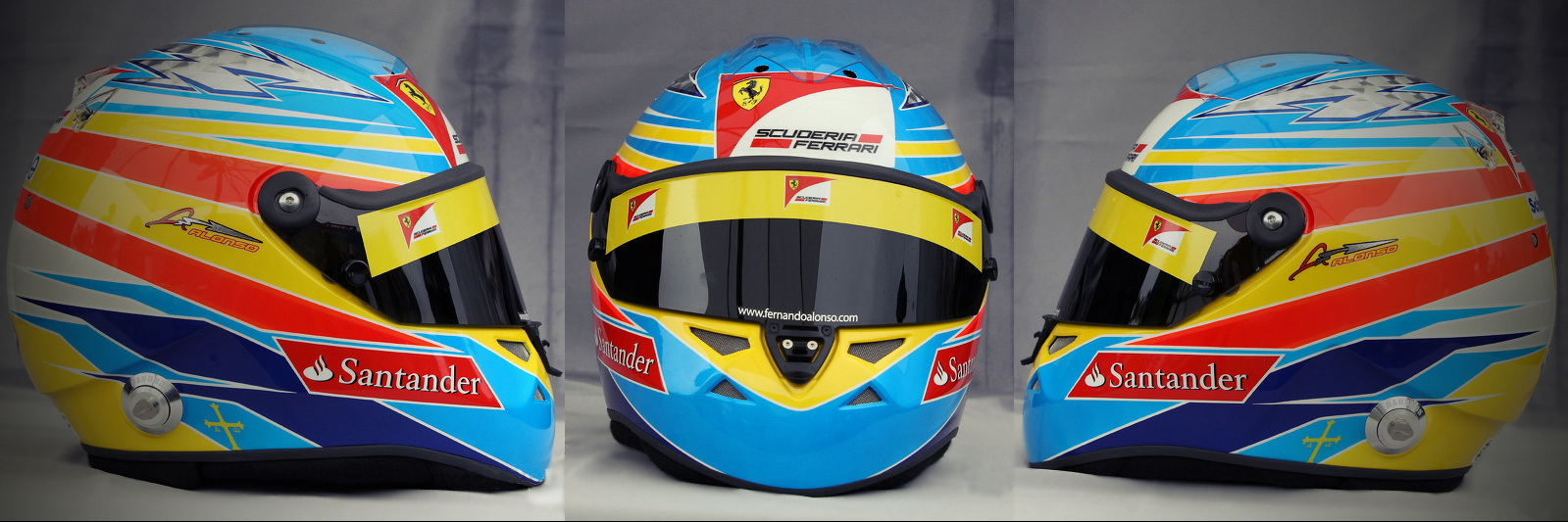 Шлем Фернандо Алонсо на сезон 2011 года | 2011 helmet of Fernando Alonso