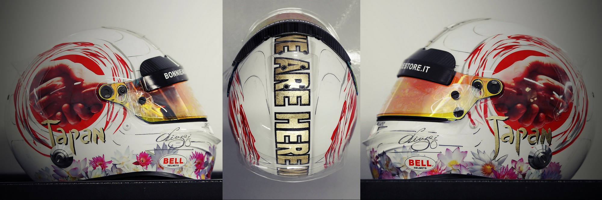 Шлем Витантонио Лиуцци на Гран-При Японии 2011 года | 2011 Japanese Grand Prix helmet of Vitantonio Liuzzi