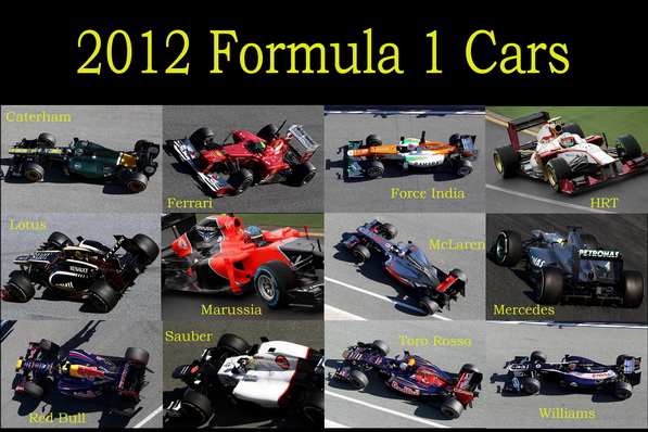 Болиды Формулы-1 2012 года | Машины Формулы-1 2012 года