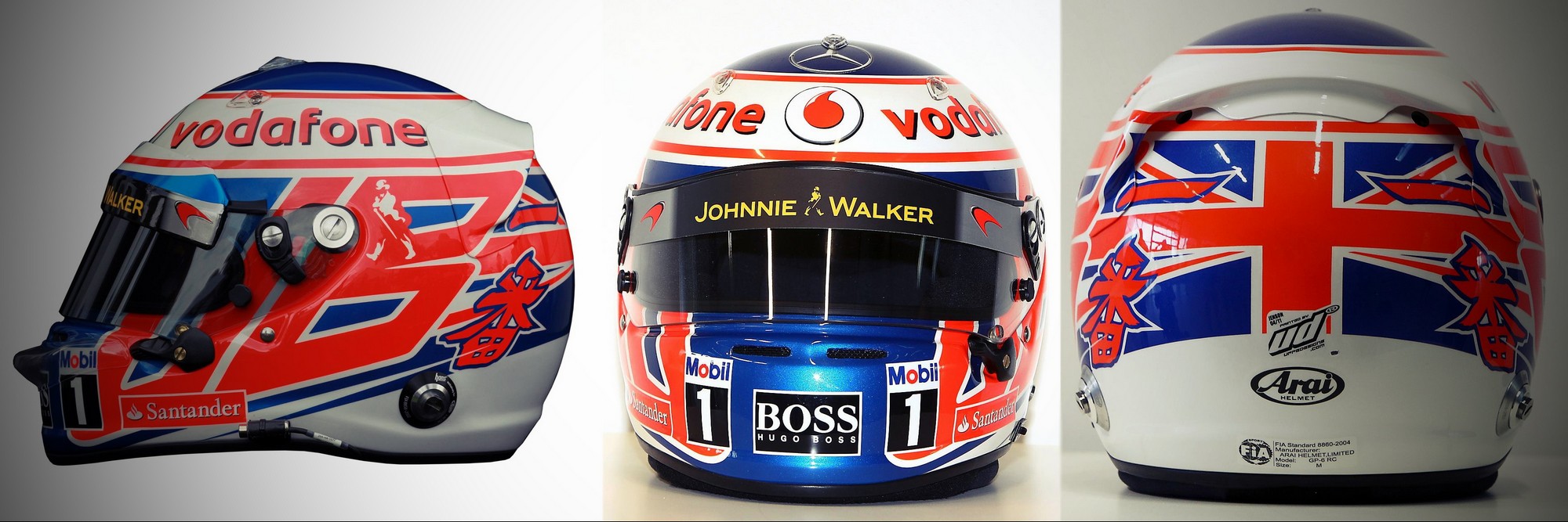 Шлем Дженсона Баттона на сезон 2012 года | 2012 helmet of Jenson Button