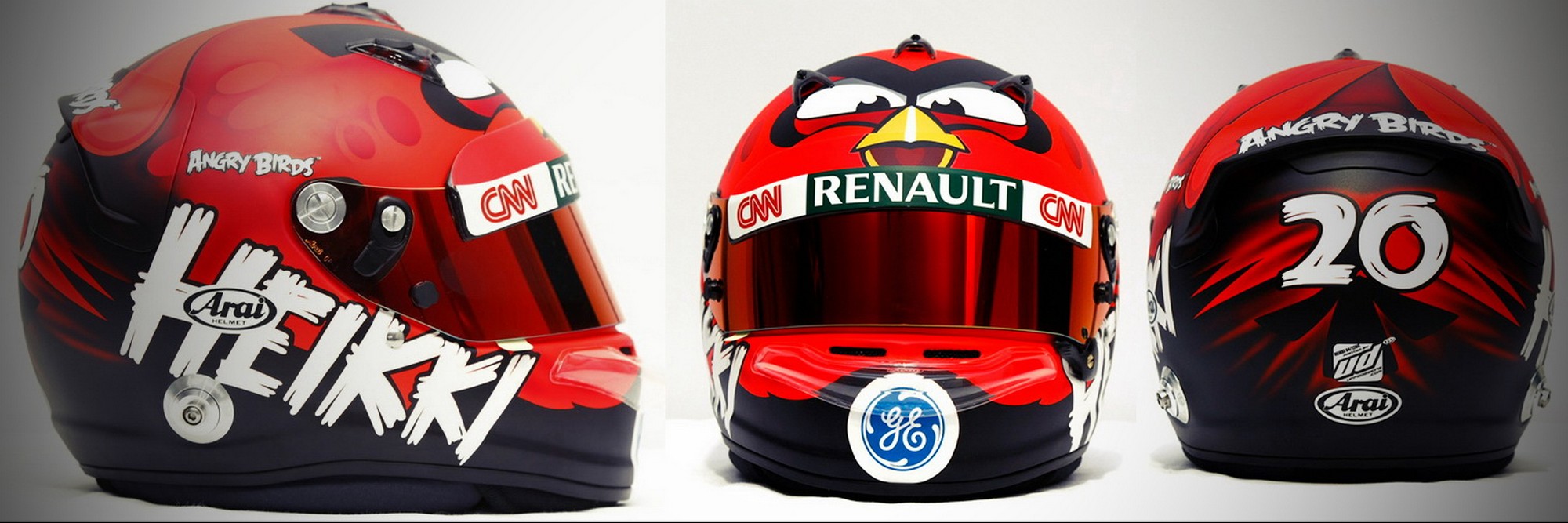 Шлем Хейкки Ковалайнена на сезон 2012 года | 2012 helmet of Heikki Kovalainen