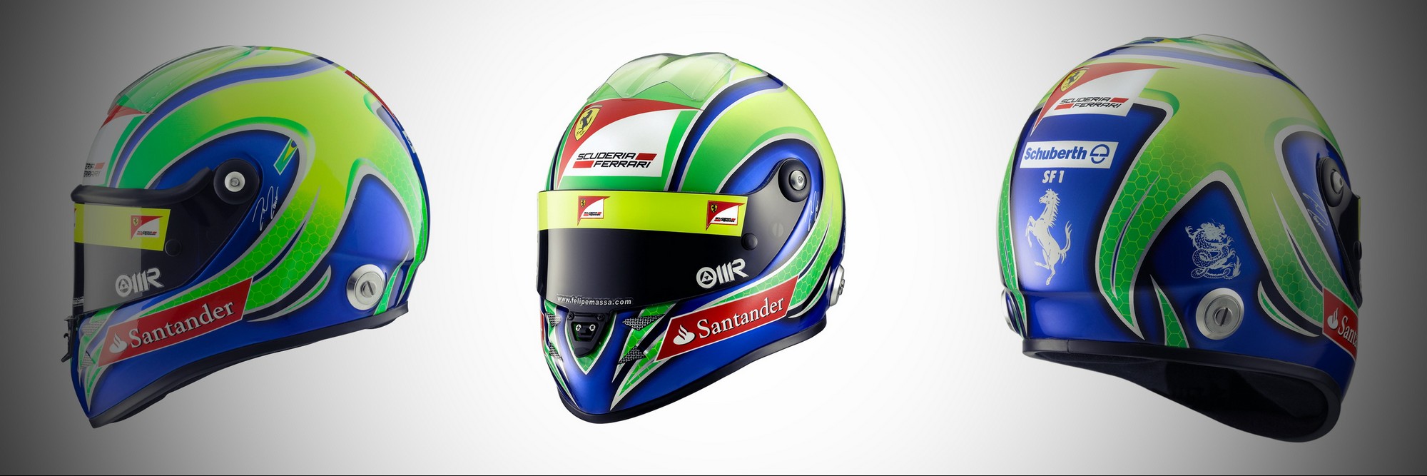Шлем Фелипе Массы на сезон 2012 года | 2012 helmet of Felipe Massa