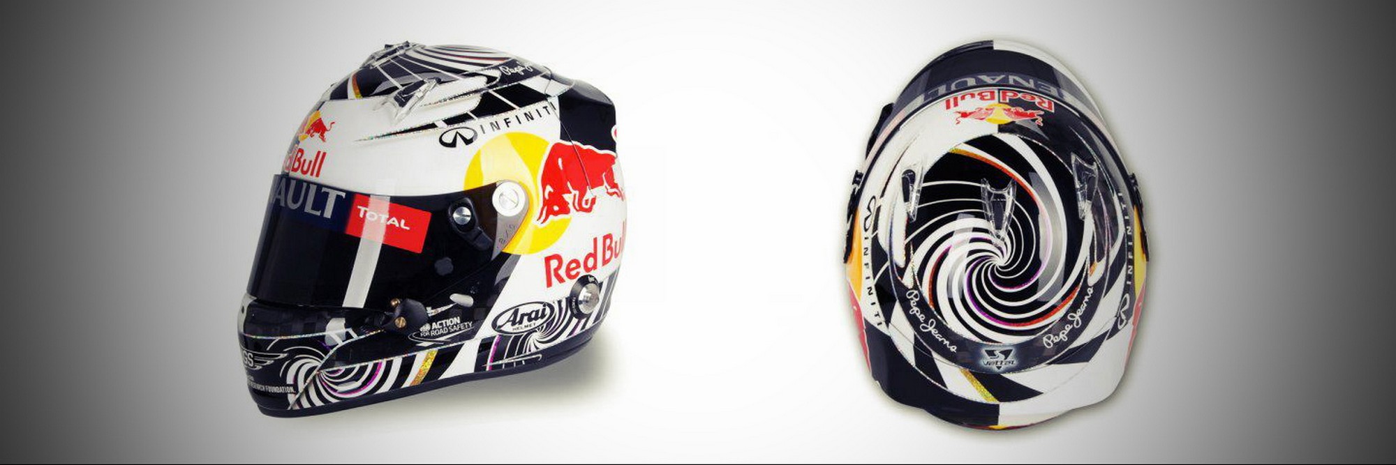 Шлем Себастьяна Феттеля на сезон 2012 года | 2012 helmet of Sebastian Vettel