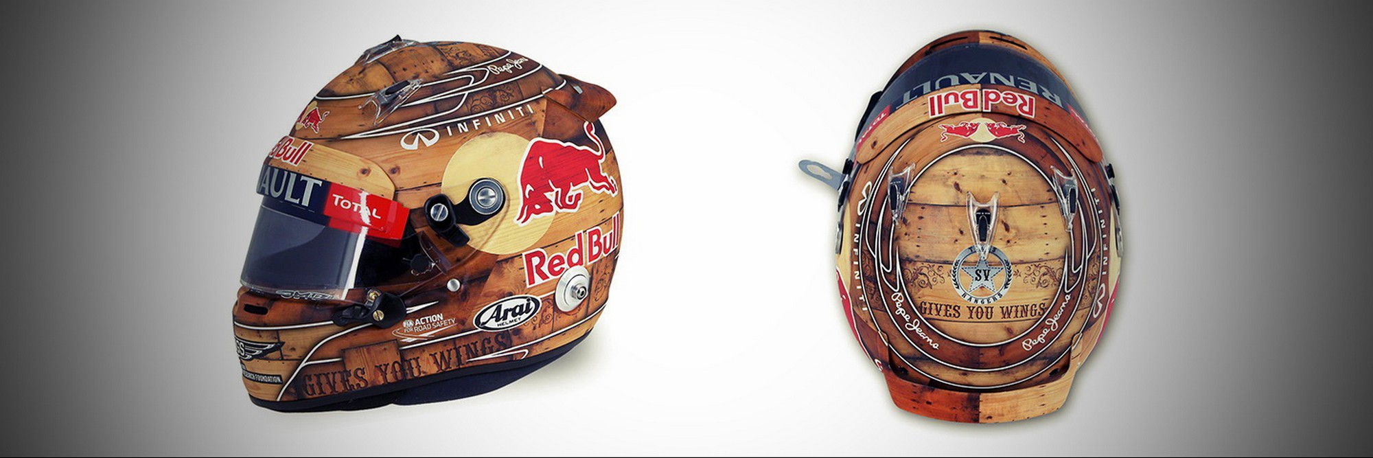 Шлем Себастьяна Феттеля на Гран-При США 2012 | 2012 USA Grand Prix helmet of Sebastian Vettel