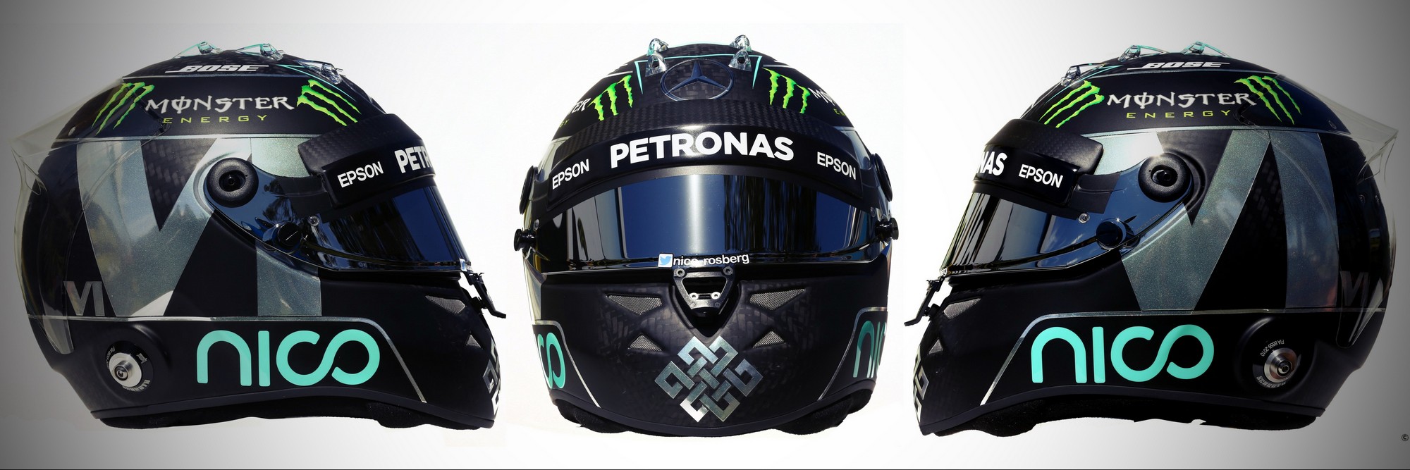 Шлем Нико Росберга на сезон 2016 года | 2016 helmet of Nico Rosberg