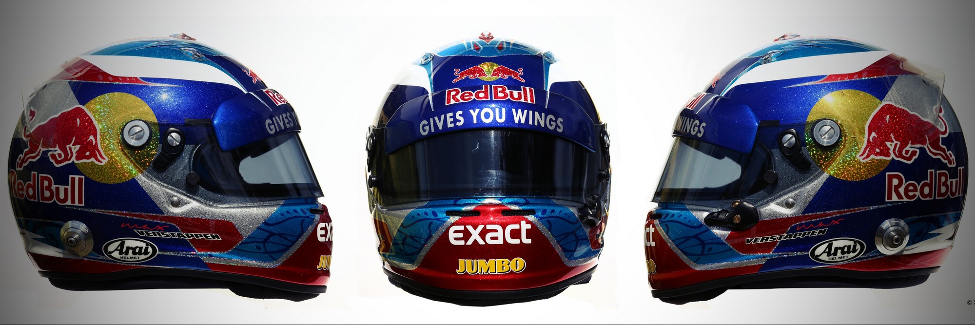 Шлем Макса Ферстаппена на сезон 2016 года | 2016 helmet of Max Verstappen
