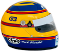 шлем Марка Бланделла | helmet of Mark Blundell