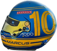 шлем Маркуса Эрикссона | helmet of Marcus Ericsson