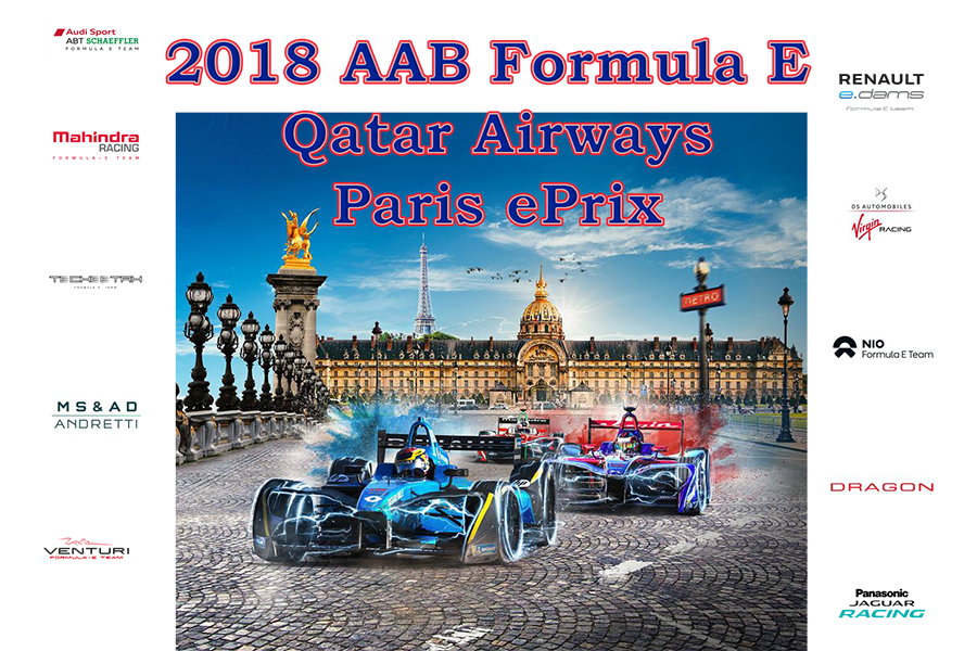 ePrix Парижа 2018 | 2018 AAB Formula E Qatar Airways Paris ePrix
