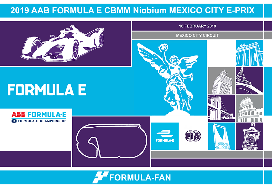ePrix Мехико 2019 | 2019 AAB Formula E CBMM Niobium Mexico City ePrix