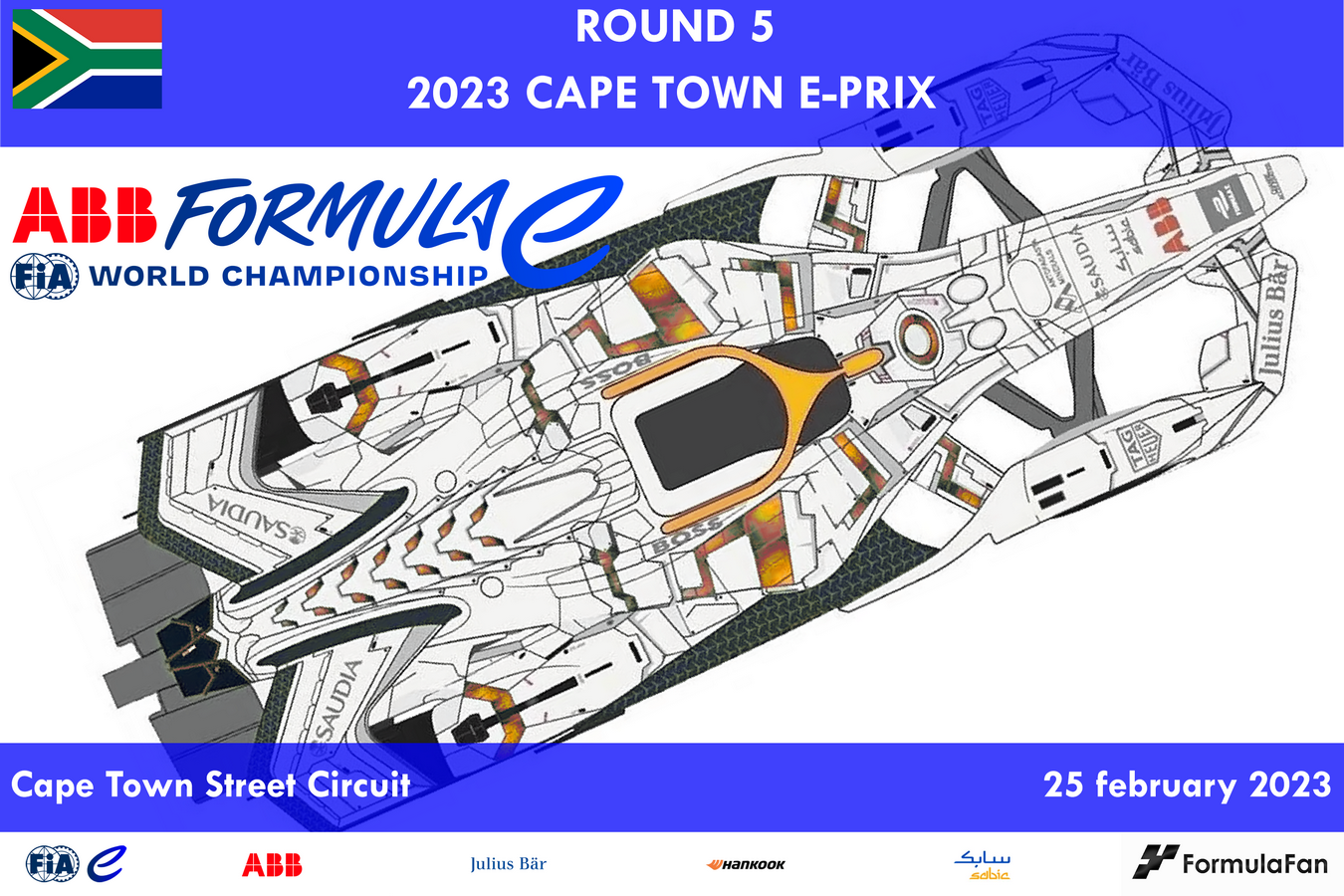 E-Prix Кейптауна 2023 | 2023 AAB FIA Formula E Cape Town E-Prix