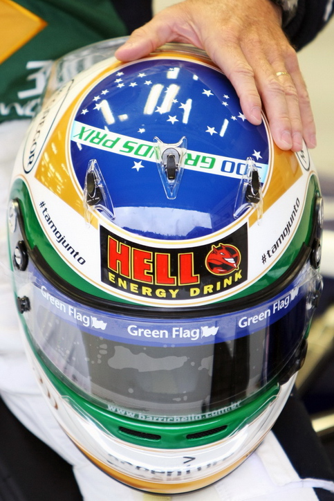 Шлем Рубенса Баррикелло в сезоне 2010 | Rubens Barrichello 2010 helmet