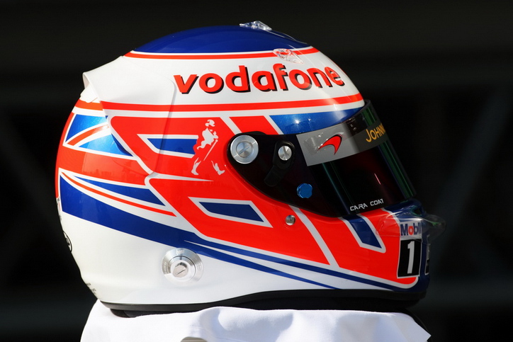 Шлем Дженсона Баттона в сезоне 2010 | Jenson Button 2010 helmet