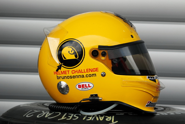 Шлем Бруно Сенны в сезоне 2010 | Bruno Senna 2010 helmet