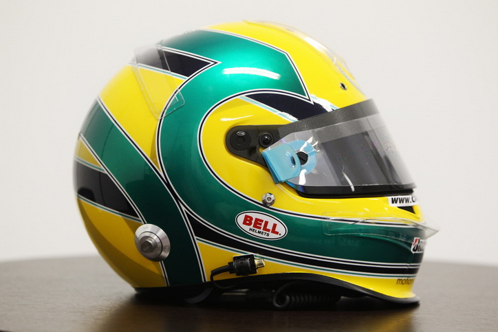 Шлем Бруно Сенны в сезоне 2010 | Bruno Senna 2010 helmet