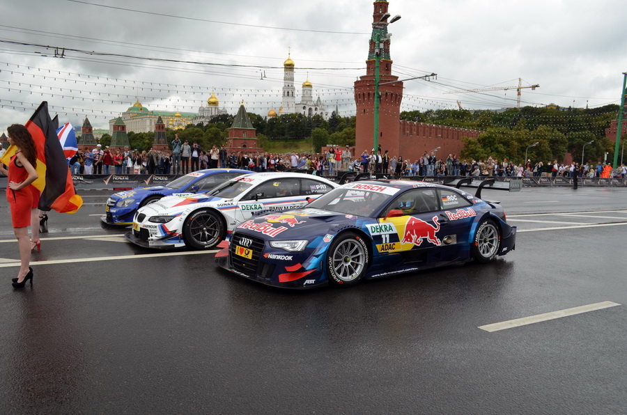 Гонщики DTM на Moscow City Racing 2013