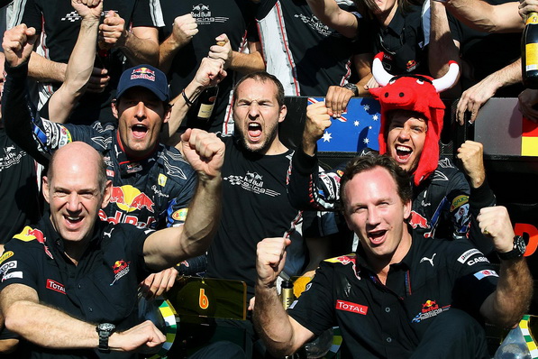 Победители Кубка Конструкторов 2010 - команда Red Bull Racing