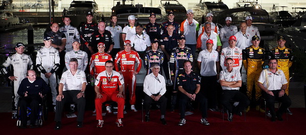 Пилоты чемпионата и главы команд 2010 года Формулы-1