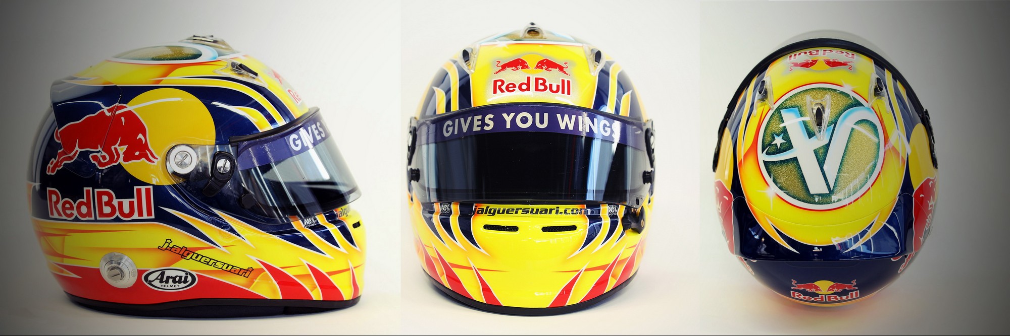 Шлем Хайме Альгерсуари на сезон 2011 года | 2011 helmet of Jaime Alguersuari