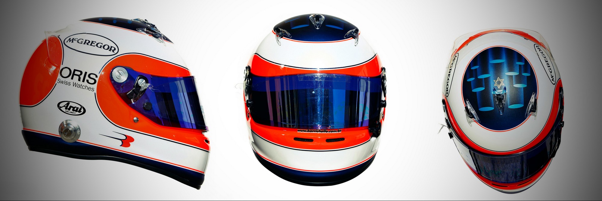Шлем Рубенса Баррикелло на сезон 2011 года | 2011 helmet of Rubens Barrichello