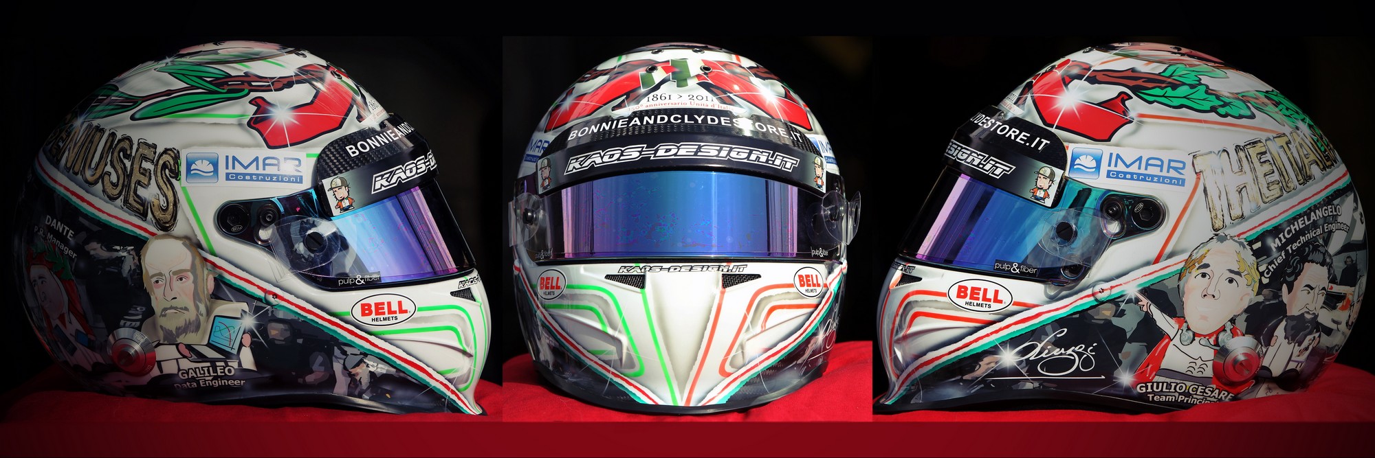 Шлем Витантонио Лиуцци на Гран-При Италии 2011 года | 2011 Italian Grand Prix helmet of Vitantonio Liuzzi