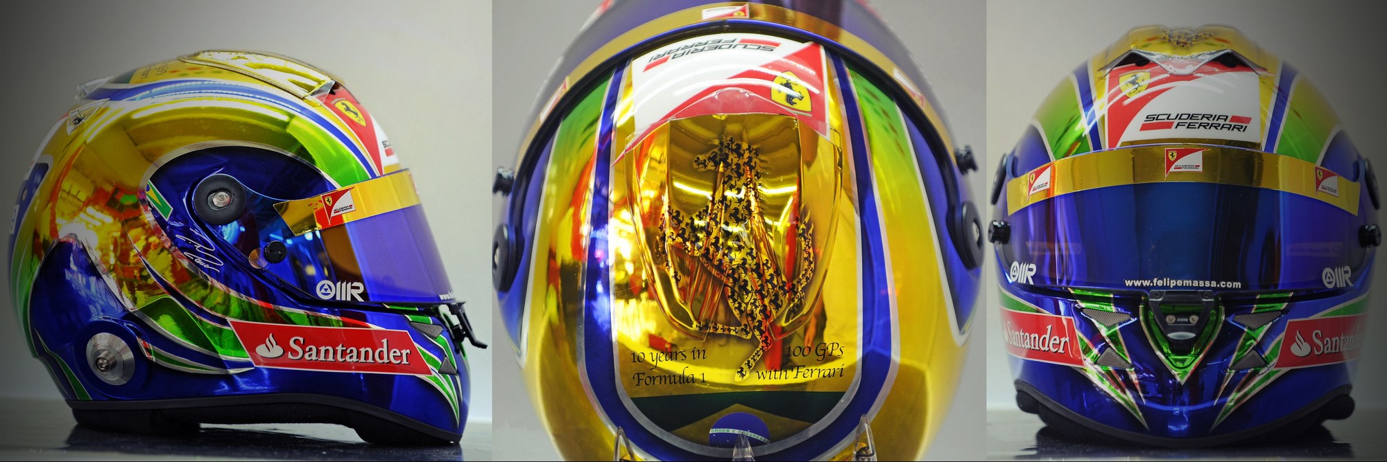 Шлем Фелипе Массы на Гран-При Бразилии 2011 | 2011 Brazilian Grand Prix helmet of Felipe Massa