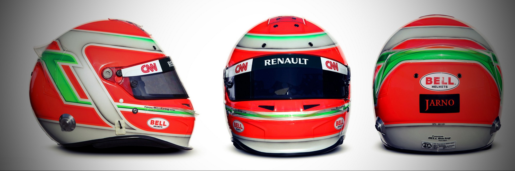 Шлем Ярно Трулли на сезон 2011 года | 2011 helmet of Jarno Trulli