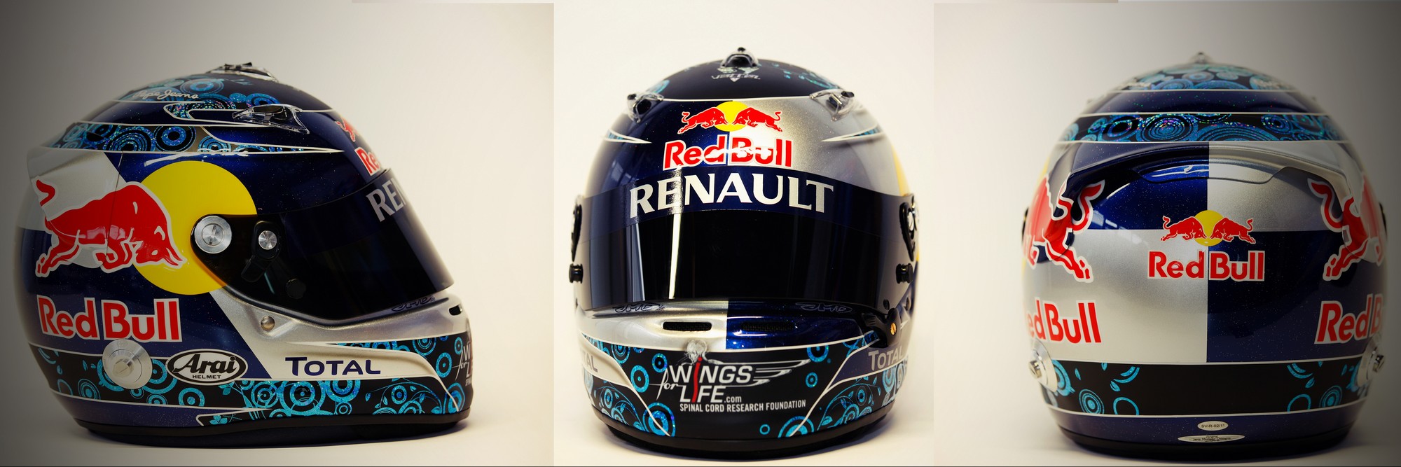 Шлем Себастьяна Феттеля на сезон 2011 года | 2011 helmet of Sebastian Vettel