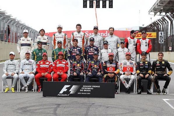 Пилоты чемпионата 2011 года Формулы-1
