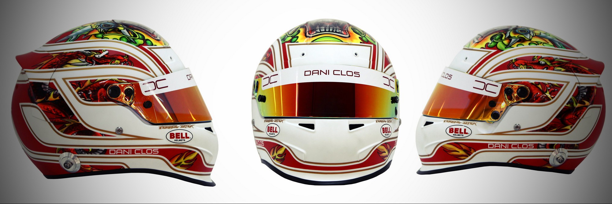 Шлем Дани Клоса на сезон 2012 года | 2012 helmet of Dani Clos