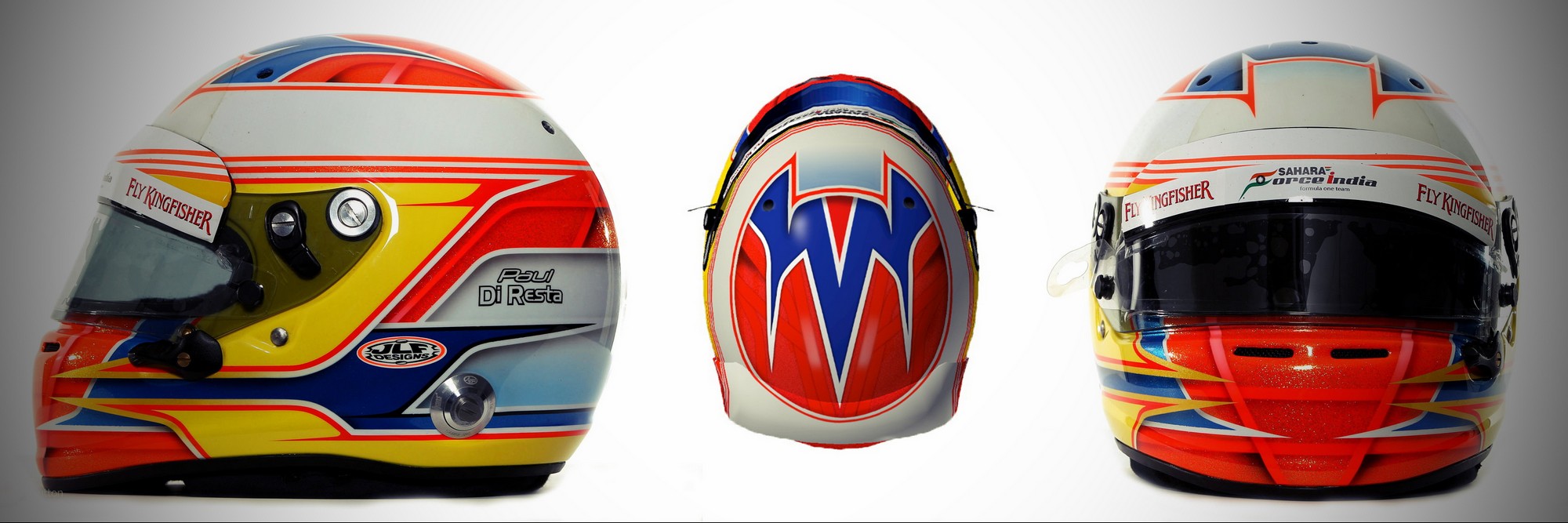 Шлем Пола ди Ресты на сезон 2012 года | 2012 helmet of Paul di Resta