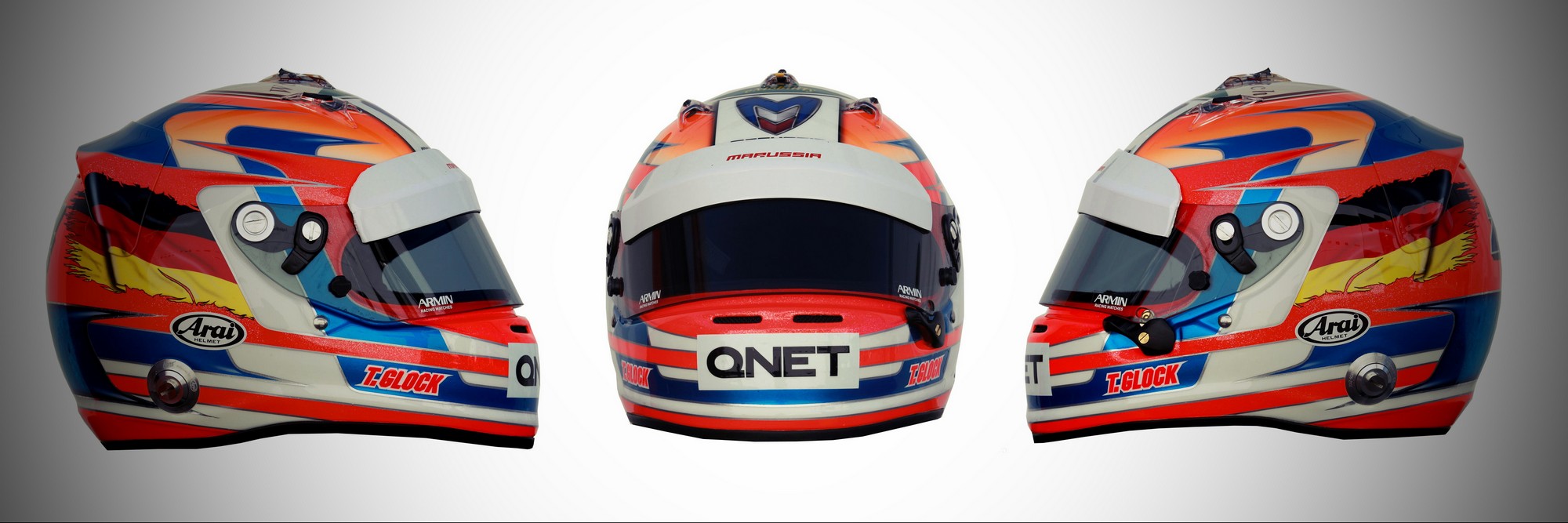 Шлем Тимо Глока на сезон 2012 года | 2012 helmet of Timo Glock