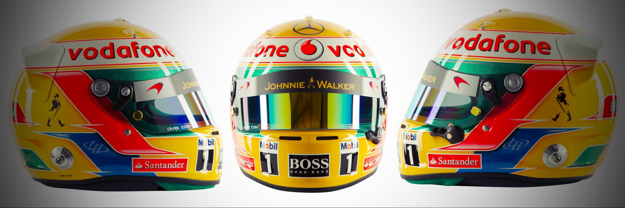 Шлем Льюиса Хэмилтона на сезон 2012 года | 2012 helmet of Lewis Hamilton