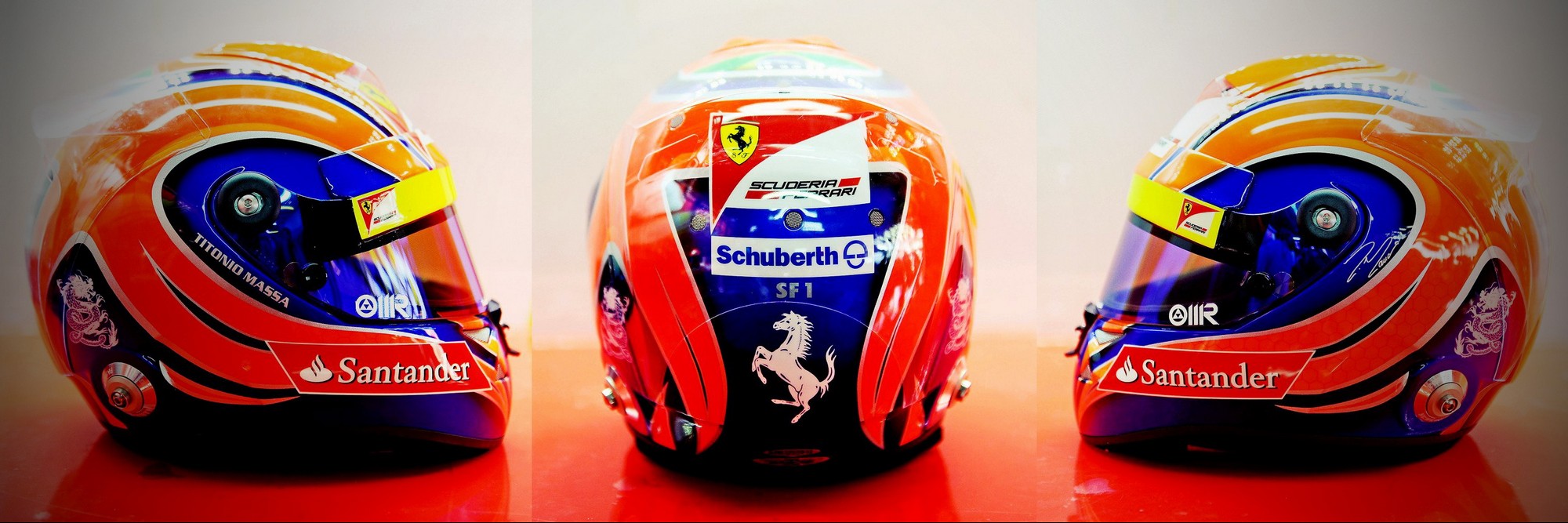 Шлем Фелипе Массы на Гран-При Бразилии 2012 | 2012 Brazilian Grand Prix helmet of Felipe Massa