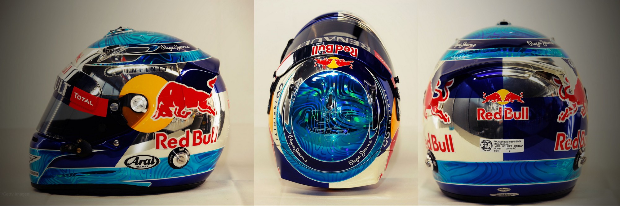 Шлем Себастьяна Феттеля на сезон 2012 года | 2012 helmet of Sebastian Vettel