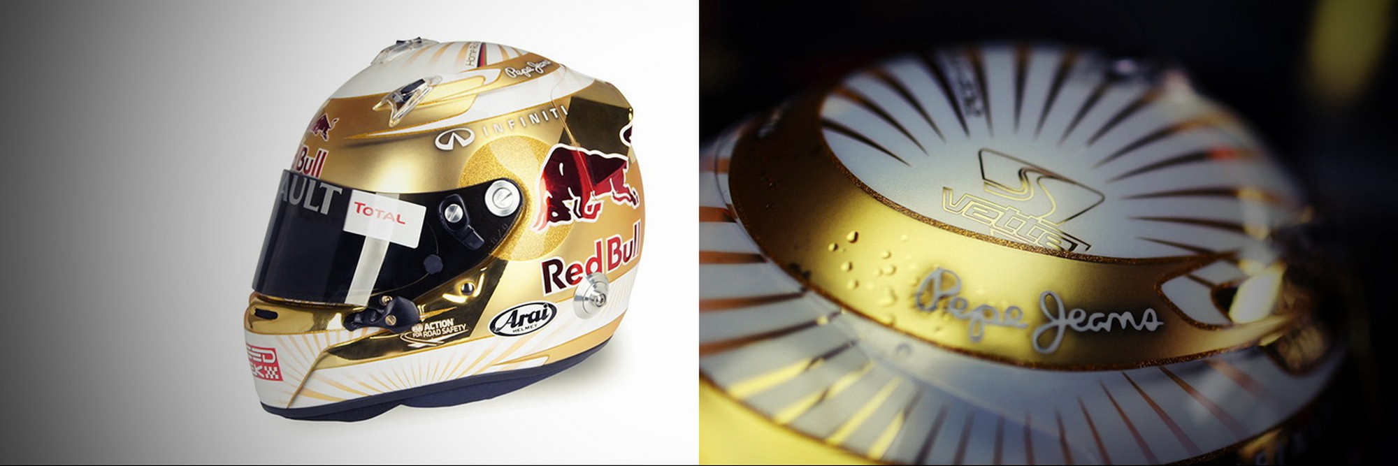 Шлем Себастьяна Феттеля на Гран-При Германии 2012 | 2012 German Grand Prix helmet of Sebastian Vettel