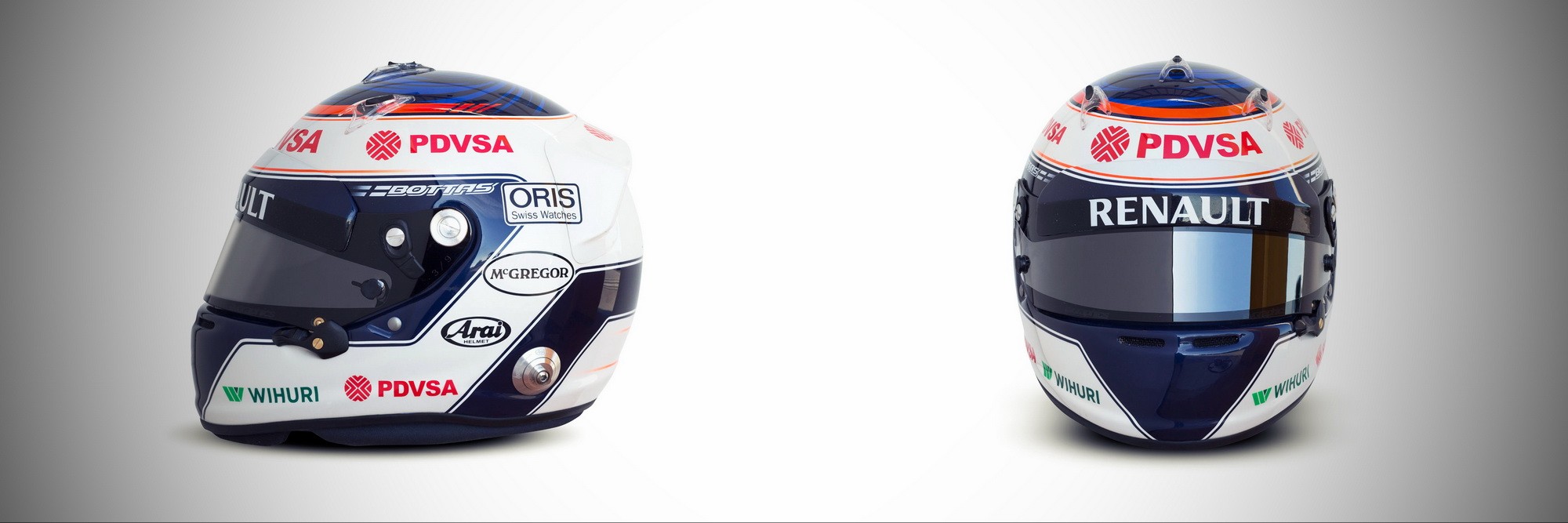 Шлем Валтерри Боттаса на сезон 2013 года | 2013 helmet of Valtteri Bottas