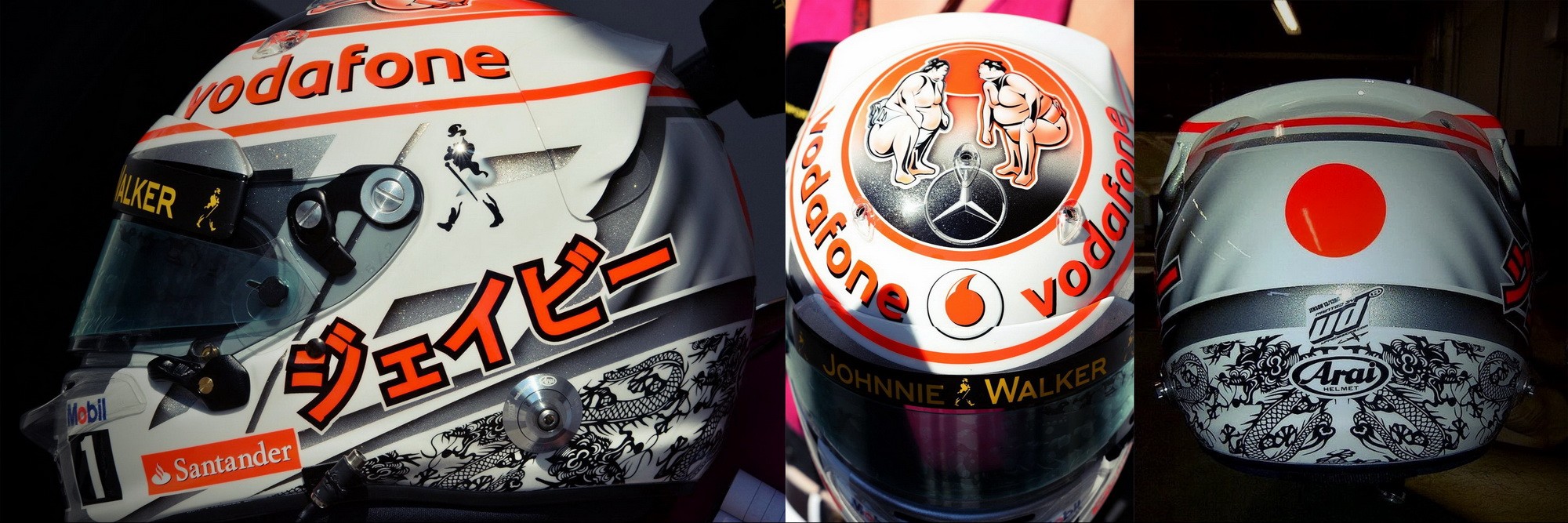 Шлем Дженсона Баттона на Гран-При Японии 2013 | 2013 Japanese Grand Prix helmet of Jenson Button