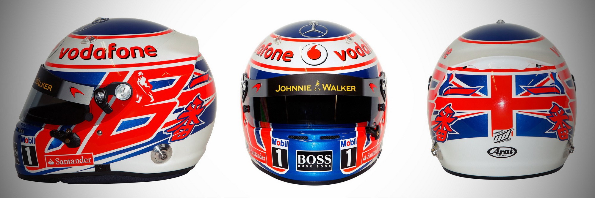 Шлем Дженсона Баттона на сезон 2013 года | 2013 helmet of Jenson Button