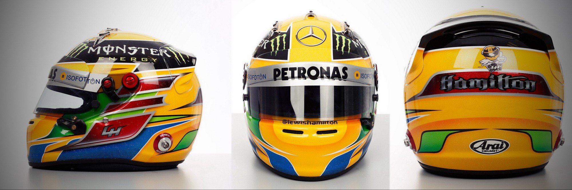 Шлем Льюиса Хэмилтона на сезон 2013 года | 2013 helmet of Lewis Hamilton