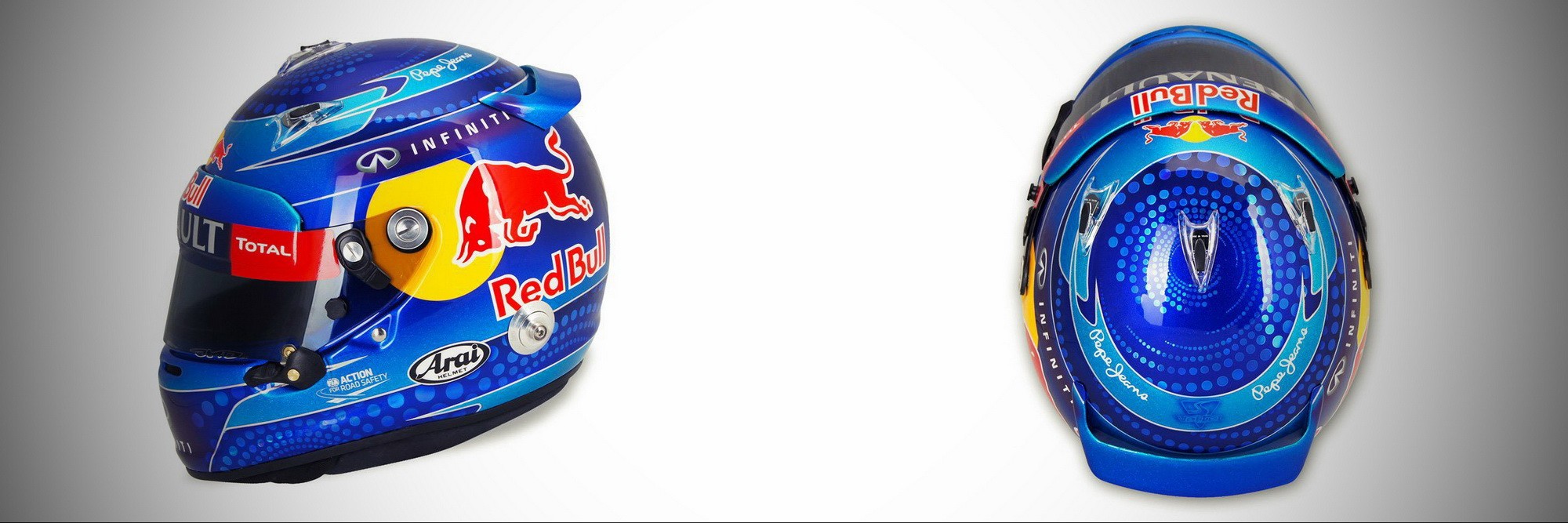 Шлем Себастьяна Феттеля на сезон 2013 года | 2013 helmet of Sebastian Vettel