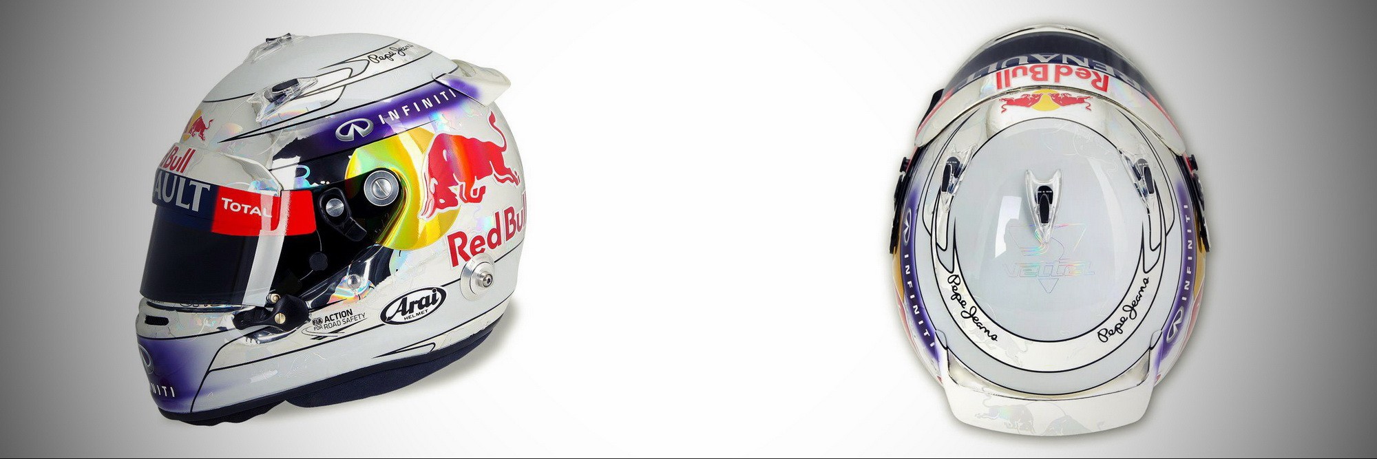 Шлем Себастьяна Феттеля на сезон 2013 года | 2013 helmet of Sebastian Vettel