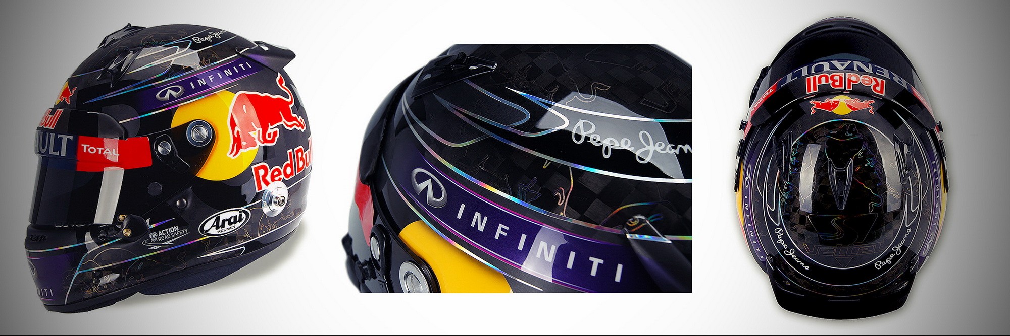 Шлем Себастьяна Феттеля на Гран-При Индии 2013 | 2013 Indian Grand Prix helmet of Sebastian Vettel