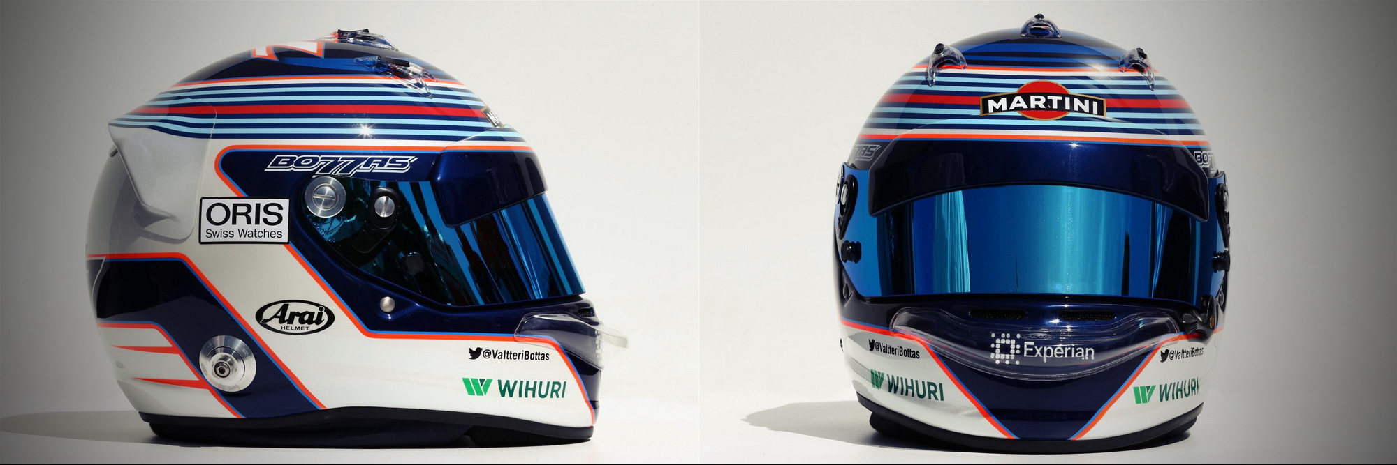 Шлем Валтерри Боттаса на сезон 2014 года | 2014 helmet of Valtteri Bottas