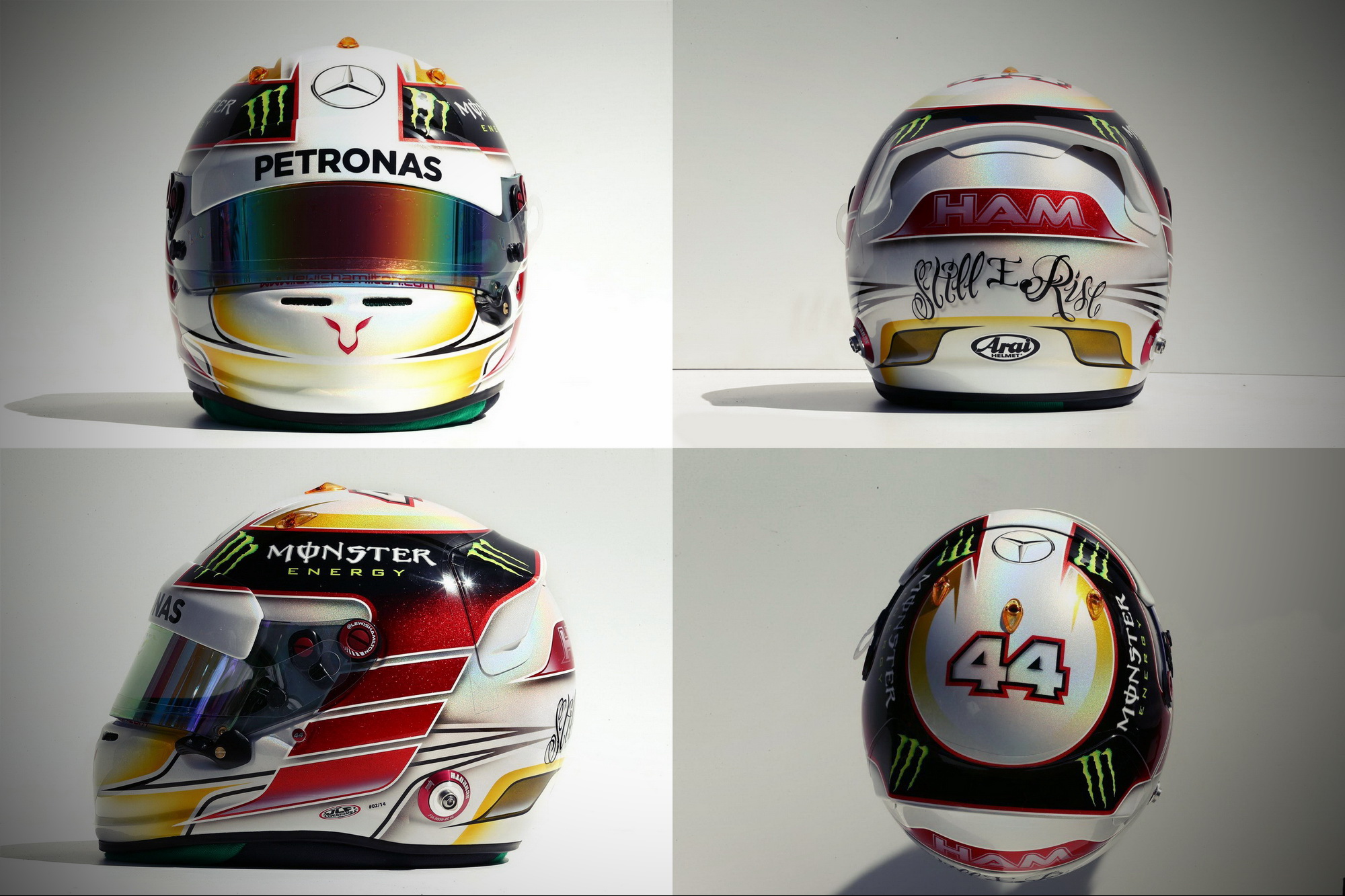 Шлем Льюиса Хэмилтона на сезон 2014 года | 2014 helmet of Lewis Hamilton