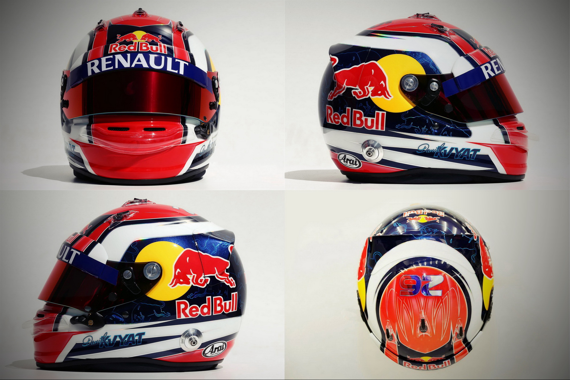 Шлем Даниила Квята на сезон 2014 года | 2014 helmet of Daniil Kvyat