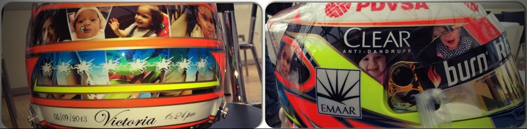 Шлем Пастора Мальдонадо на Гран-При Италии 2014 года | 2014 Italian Grand Prix helmet of Pastor Maldonado