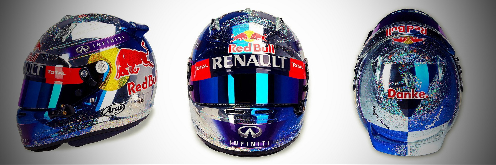 Шлем Себастьяна Феттеля на Гран-При Абу-Даби 2014 | 2014 Abu Dhabi Grand Prix helmet of Sebastian Vettel