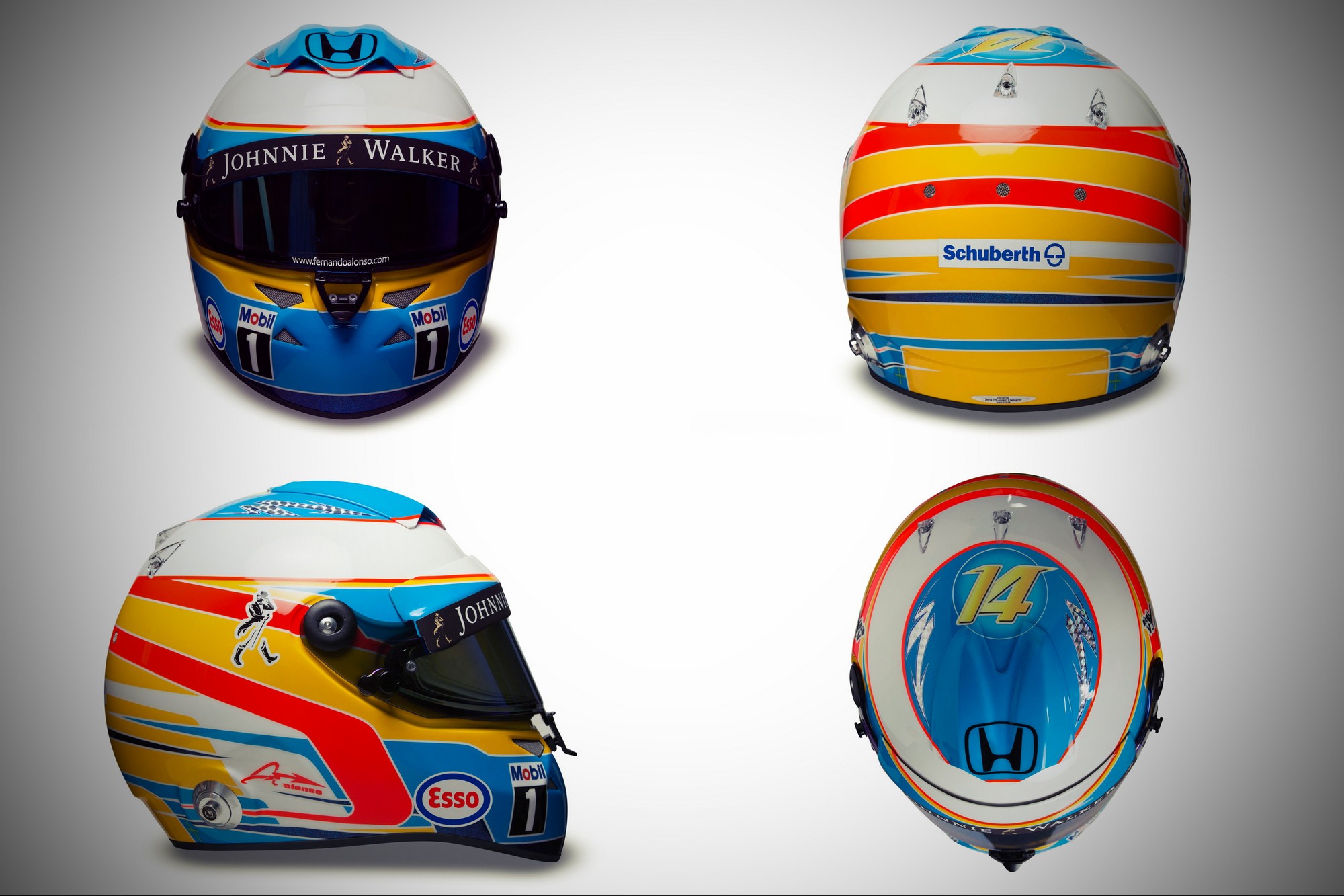 Шлем Фернандо Алонсо на сезон 2015 года | 2015 helmet of Fernando Alonso