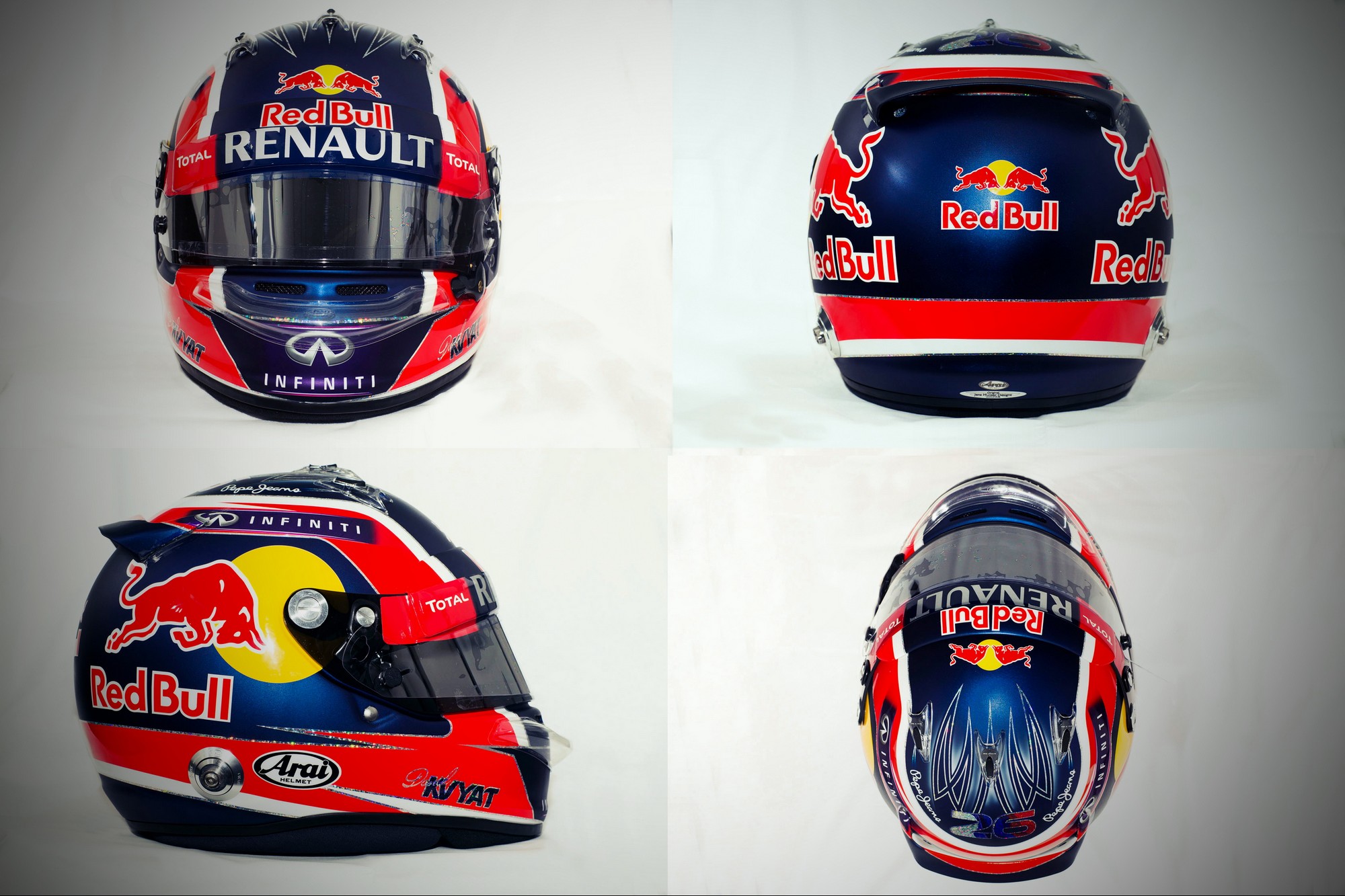 Шлем Даниила Квята на сезон 2015 года | 2015 helmet of Daniil Kvyat